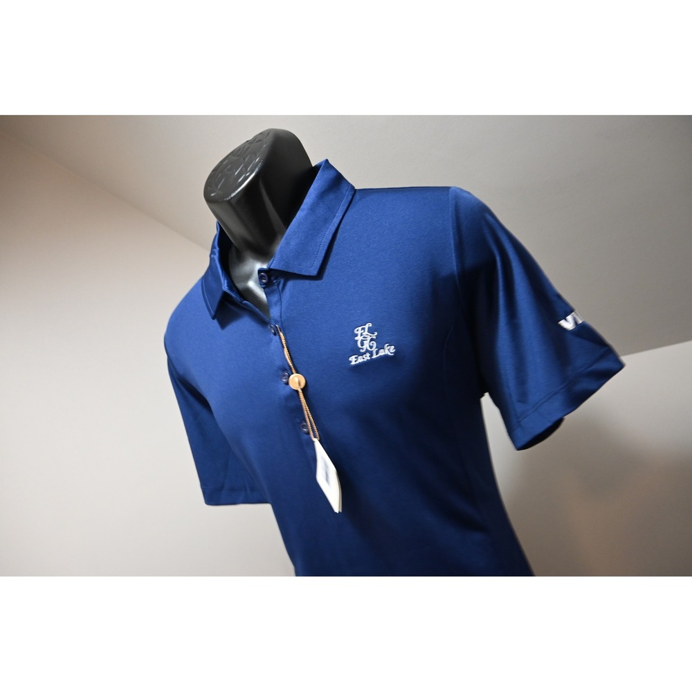 Clover Bobby Jones Polo Shirt Women 2XL Blue East Lake Performance New
